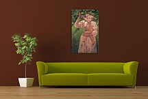 Baby Reaching For An Apple Obraz zs17565