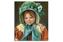 Sarah in a Green Bonnet Obraz zs17571
