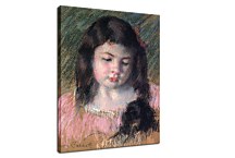 Bust of Francoise Looking Down - Mary Cassatt Obraz zs17572