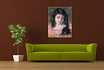 Bust of Francoise Looking Down - Mary Cassatt Obraz zs17572