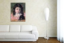 Bust of Francoise Looking Down - Mary Cassatt Obraz zs17572