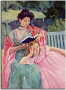 Auguste Reading to Her Daughter Obraz zs17574