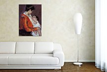 Louise Nursing Her Child Mary Cassatt Obraz zs17578