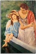 Mother And Child In A Boat - Mary Cassatt Obraz zs17579