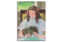 Young Girl Reading - Reprodukcia zs17585