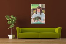 Young Girl Reading - Reprodukcia zs17585