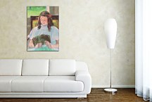 Young Girl Reading - Reprodukcia zs17585