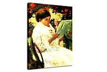 Woman Reading in a Garden - Reprodukcia zs17586
