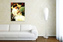 Woman Reading in a Garden - Reprodukcia zs17586