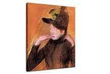 Woman ranging Her Veil - Reprodukcia  zs17587