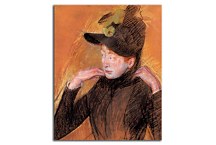 Woman ranging Her Veil - Reprodukcia  zs17587