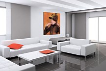 Woman ranging Her Veil - Reprodukcia  zs17587