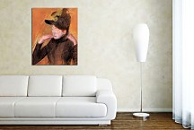 Woman ranging Her Veil - Reprodukcia  zs17587