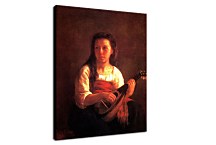 The Mandolin Player - Reprodukcia  zs17592