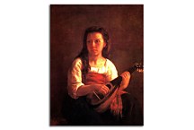 The Mandolin Player - Reprodukcia  zs17592