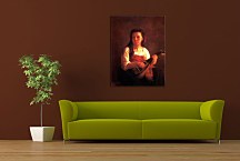 The Mandolin Player - Reprodukcia  zs17592