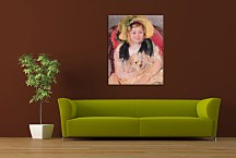 Sara with her dog Obraz zs17599