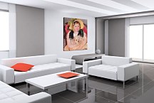 Sara with her dog Obraz zs17599