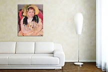 Sara with her dog Obraz zs17599