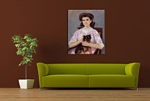 Portrait of Mie Louise Durand Ruel Obraz zs17600