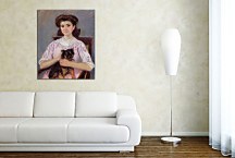 Portrait of Mie Louise Durand Ruel Obraz zs17600