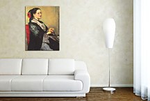 Portrait of a Lady of Seville Obraz zs17609