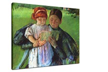 Nurse Reading to a Little Girl Obraz zs17610