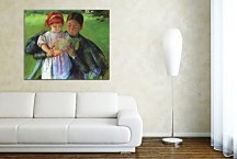 Nurse Reading to a Little Girl Obraz zs17610