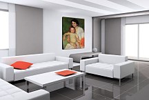 Nude Baby on Mother`s Lap Obraz zs17612