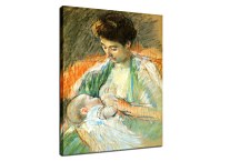 Mother Jeanne Nursing Her Baby Obraz zs17618