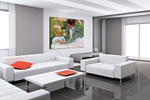 Mother Playing with Her Child Obraz zs17620