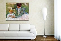 Mother Playing with Her Child Obraz zs17620