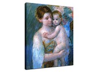 Mother Holding Her Baby Obraz zs17621