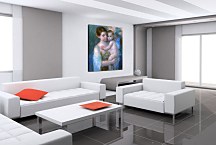 Mother Holding Her Baby Obraz zs17621