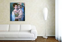 Mother Holding Her Baby Obraz zs17621