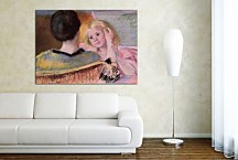 Mother Combing Sara's Hair Obraz zs17622