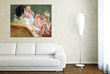 Mother and Children - Mary Cassatt Obraz  zs17624