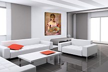 Lady with a Fan Mary Cassatt Obraz zs17632