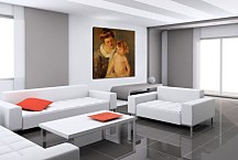 Jules Standing by His Mother obraz zs17633