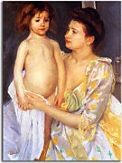 Jules Being Dried by His Mother Obraz zs17634