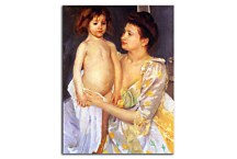 Jules Being Dried by His Mother Obraz zs17634