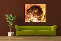 Obraz reprodukcia Renoir - Head of a Young Girl Obraz zs17635