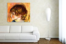 Obraz reprodukcia Renoir - Head of a Young Girl Obraz zs17635
