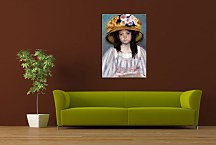 Girl In Large Hat Mary Cassatt Obraz zs17636