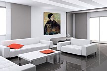 Elsie Cassatt Holding a Big Dog  Mary Cassatt Obraz zs17639