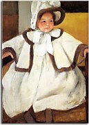 Ellen Mary Cassatt In A White Coat Obraz zs17640