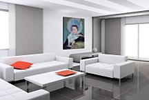 Dorothy in a Very Large Bonnet and a Dark Coat Obraz zs17641