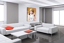 Child with Bangs in a Blue Dress Mary Cassatt Obraz zs17644