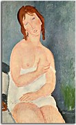 Obrazy Amedeo Modigliani - Young Woman in a Shirt  zs17651