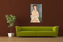 Obrazy Amedeo Modigliani - Young Woman in a Shirt  zs17651